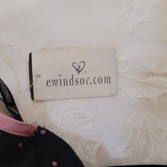 💕NWT Windsor Black and Pink Halter Midi Dress - Sz Large - Picture 10 of 12